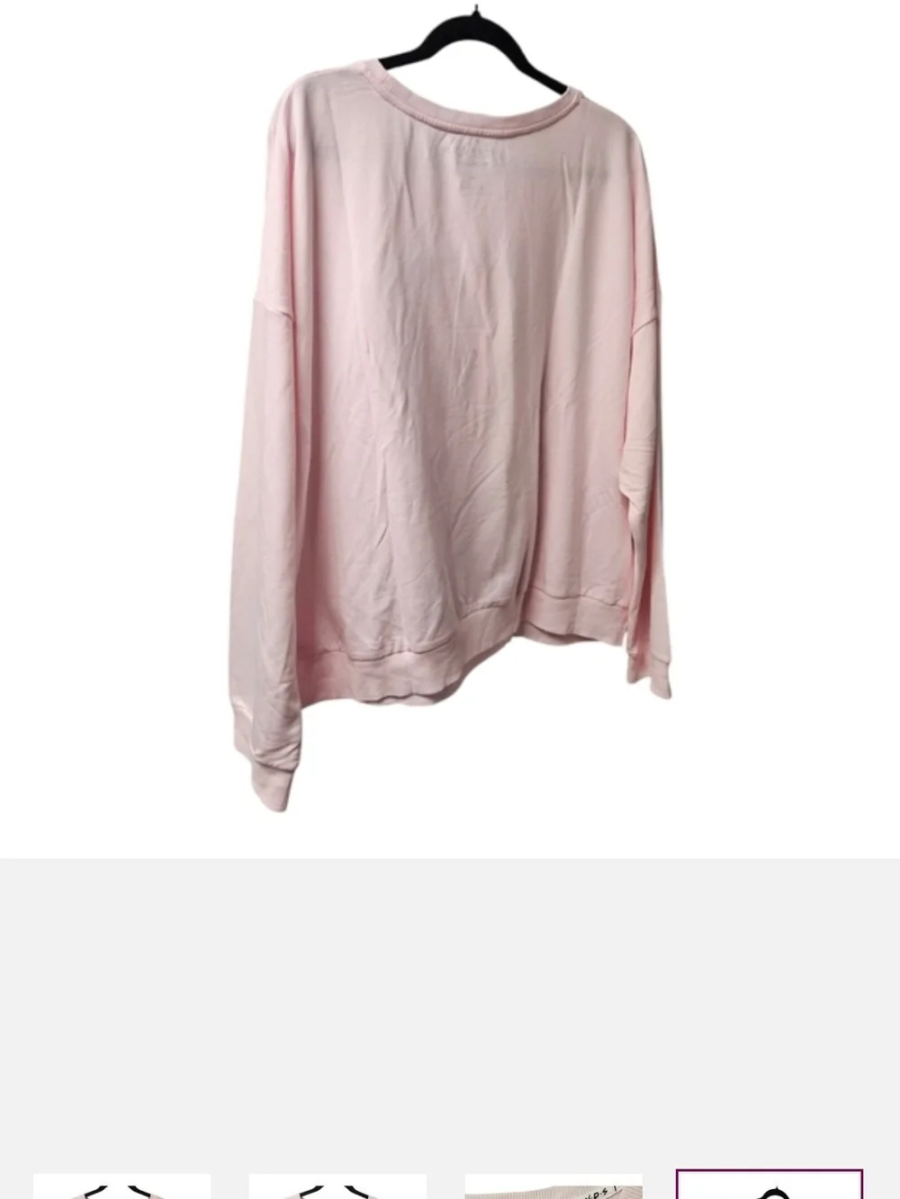 FRIENDS Light Pink Crewneck Sweatshirt with Retro Photo Graphic